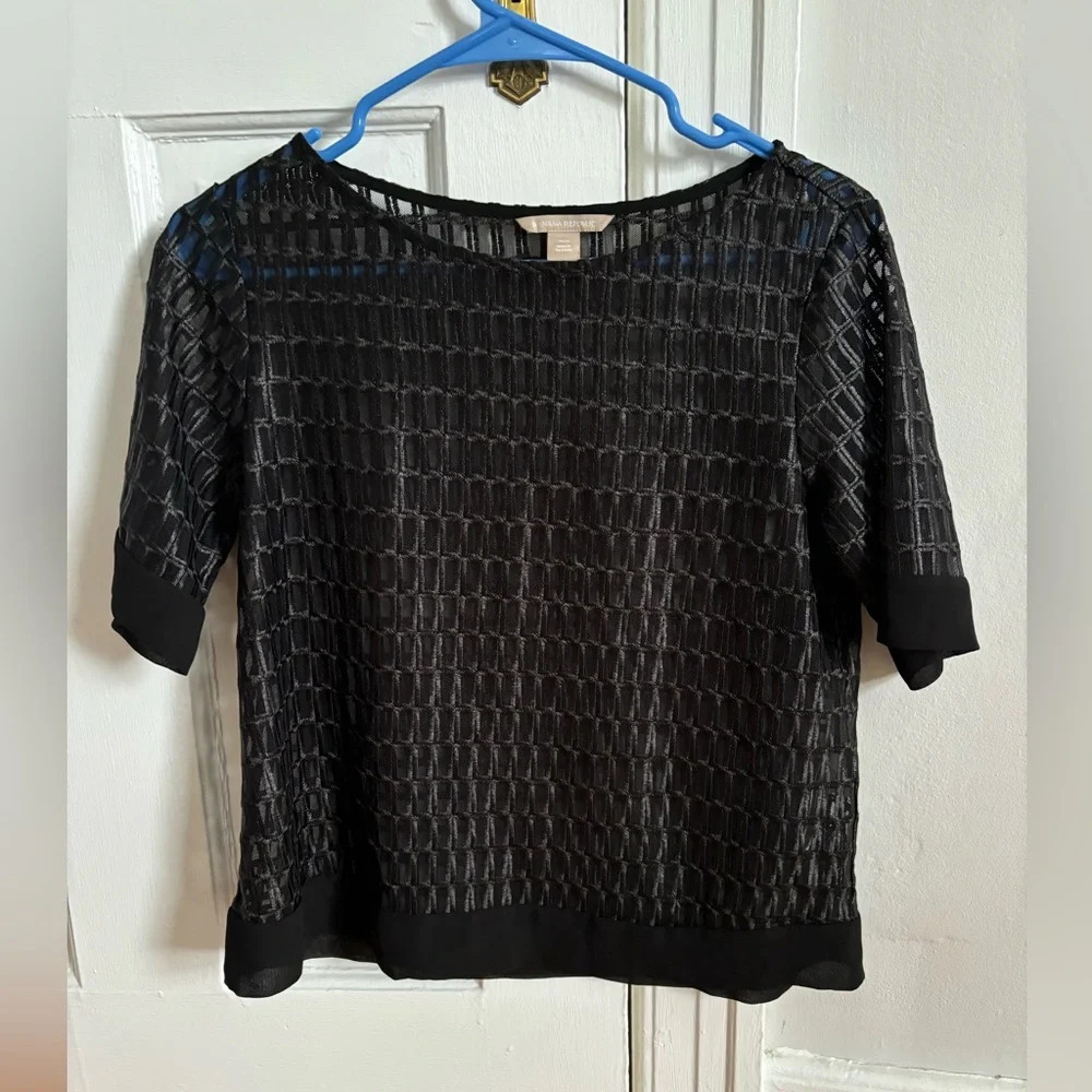 Banana Republic sheer top